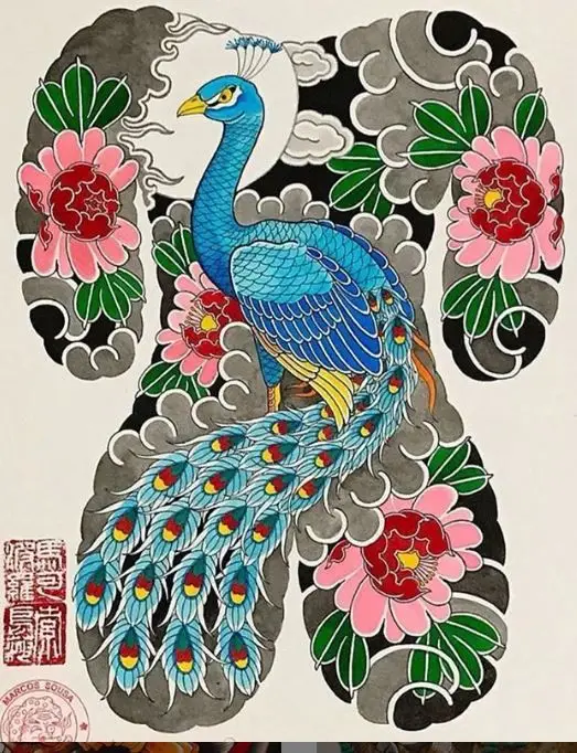 Hình Xăm Hạc Kín Lưng - Biểu Tượng Của Sự Trường Thọ 54