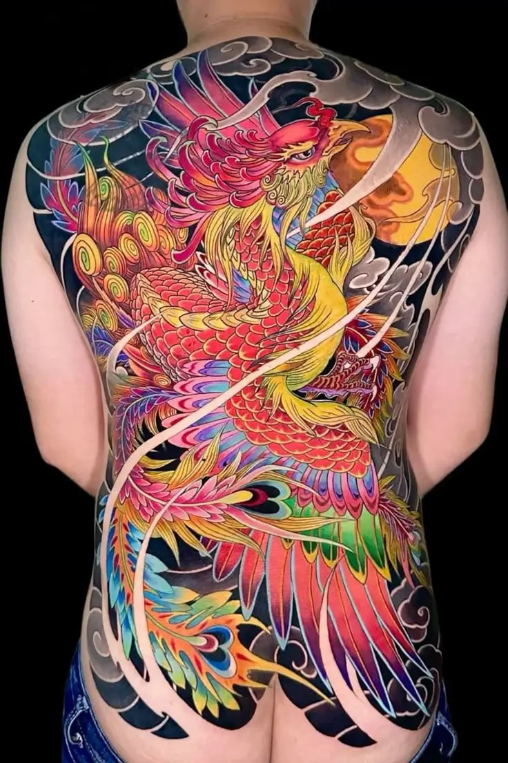 Hình Xăm Hạc Kín Lưng - Biểu Tượng Của Sự Trường Thọ 56