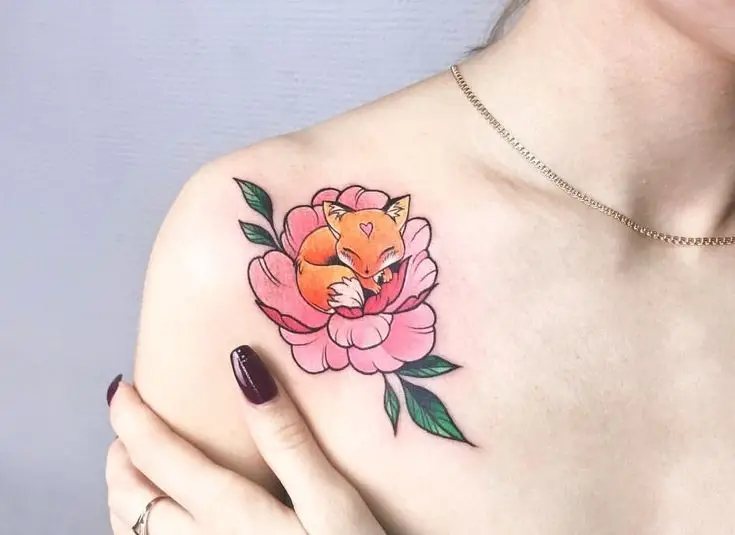 Khám Phá Hình Xăm Hồ Ly 9 Đuôi Mini: Ý Nghĩa Tâm Linh 39