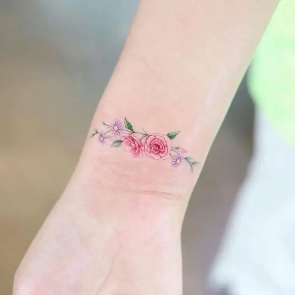 Hình Xăm Hoa Hồng Đẹp ở Tay Nữ 24