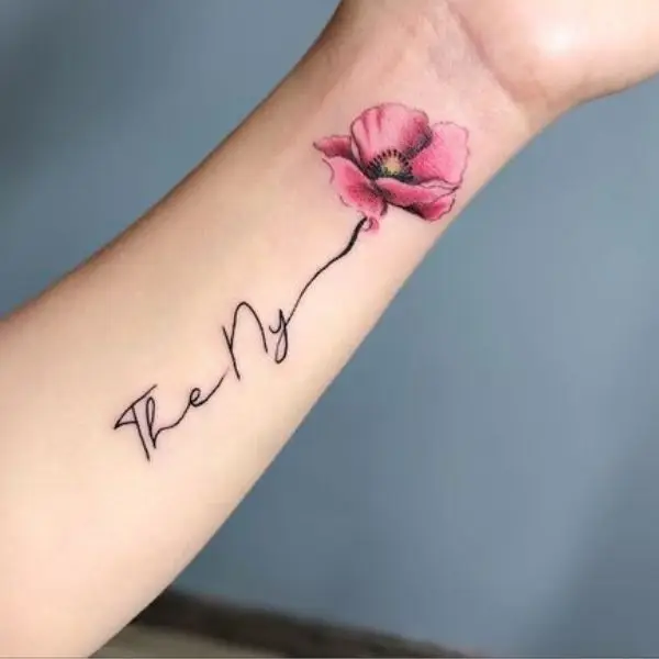 Hình Xăm Hoa Hồng Đẹp ở Tay Nữ 46