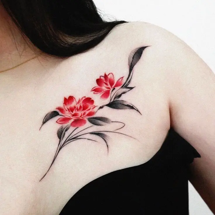 Hình Xăm Hoa Hồng Đẹp ở Tay Nữ 64