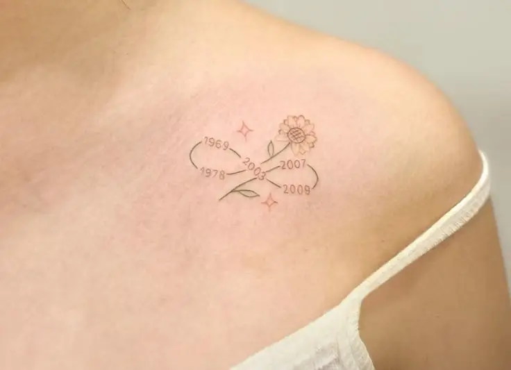 Hình Xăm Hoa Hướng Dương Mini: Sự Tươi Mát Trong Nghệ Thuật 26