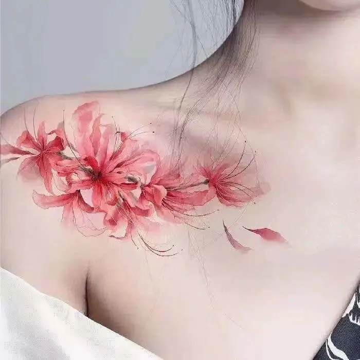Hình Xăm Hoa Ở Ngực Cho Nữ - Tìm Kiếm Những Mẫu Xinh Xắn 46