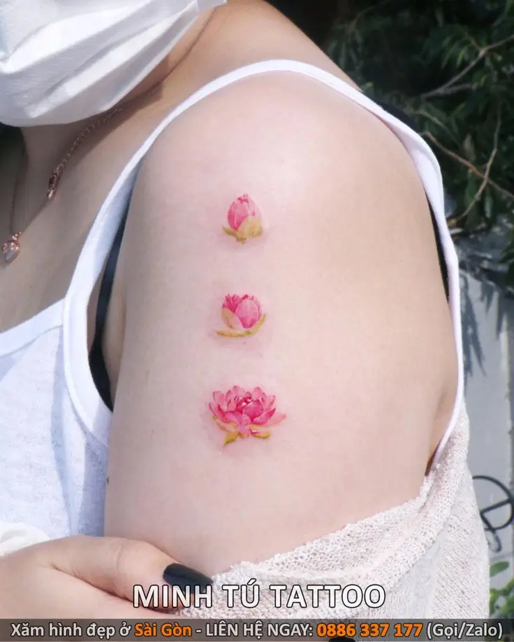 Khám Phá Hình Xăm Hoa Sen Ở Tay - Ý Nghĩa Và Thiết Kế 5