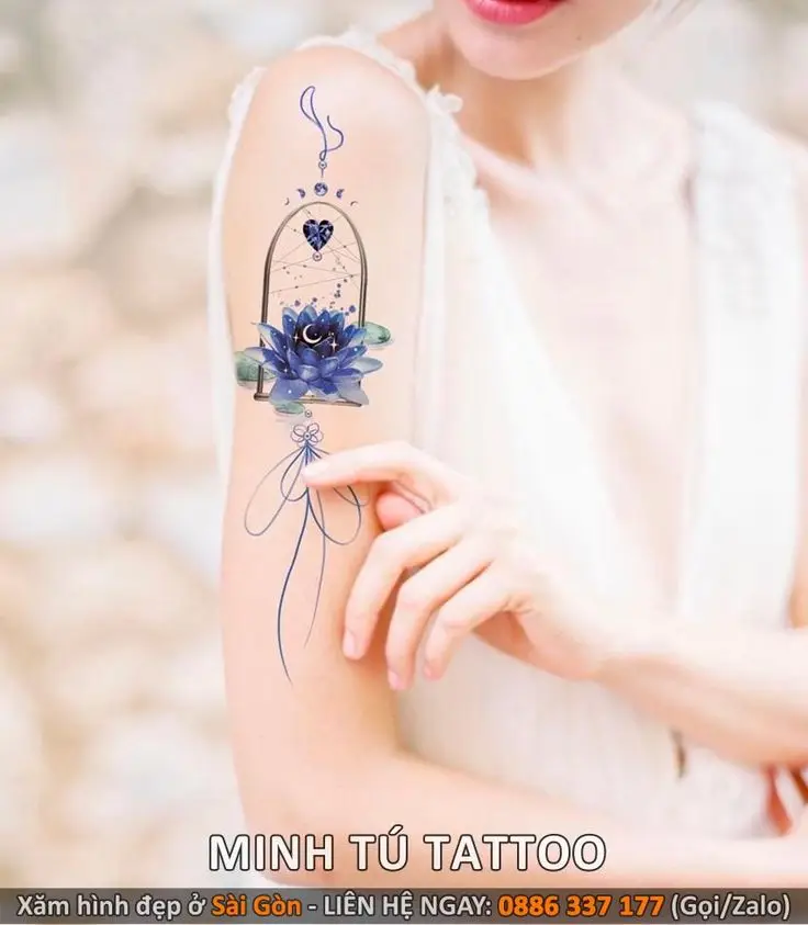 Khám Phá Hình Xăm Hoa Sen Ở Tay - Ý Nghĩa Và Thiết Kế 32