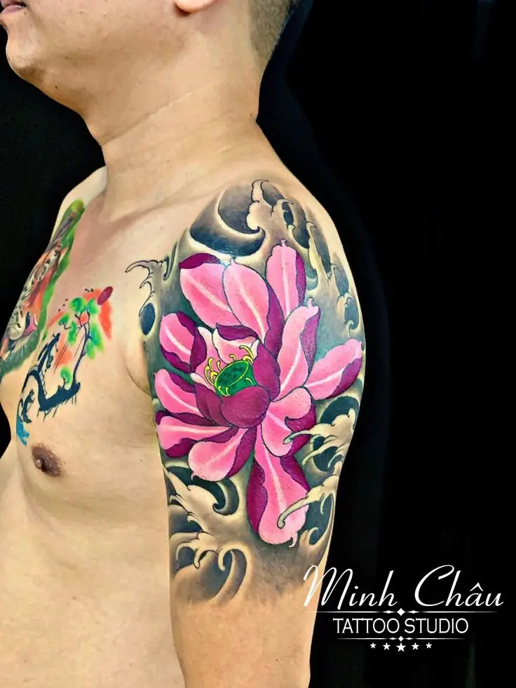 Khám Phá Hình Xăm Hoa Sen Ở Tay - Ý Nghĩa Và Thiết Kế 37