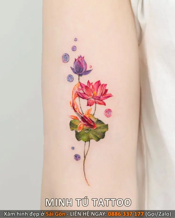 Khám Phá Hình Xăm Hoa Sen Ở Tay - Ý Nghĩa Và Thiết Kế 45
