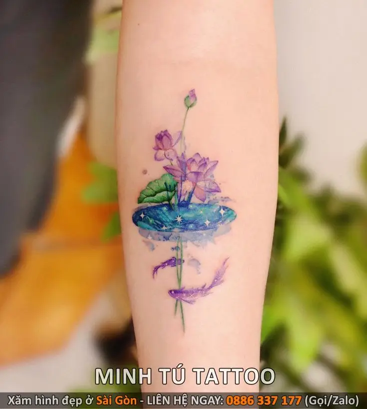Khám Phá Hình Xăm Hoa Sen Ở Tay - Ý Nghĩa Và Thiết Kế 56