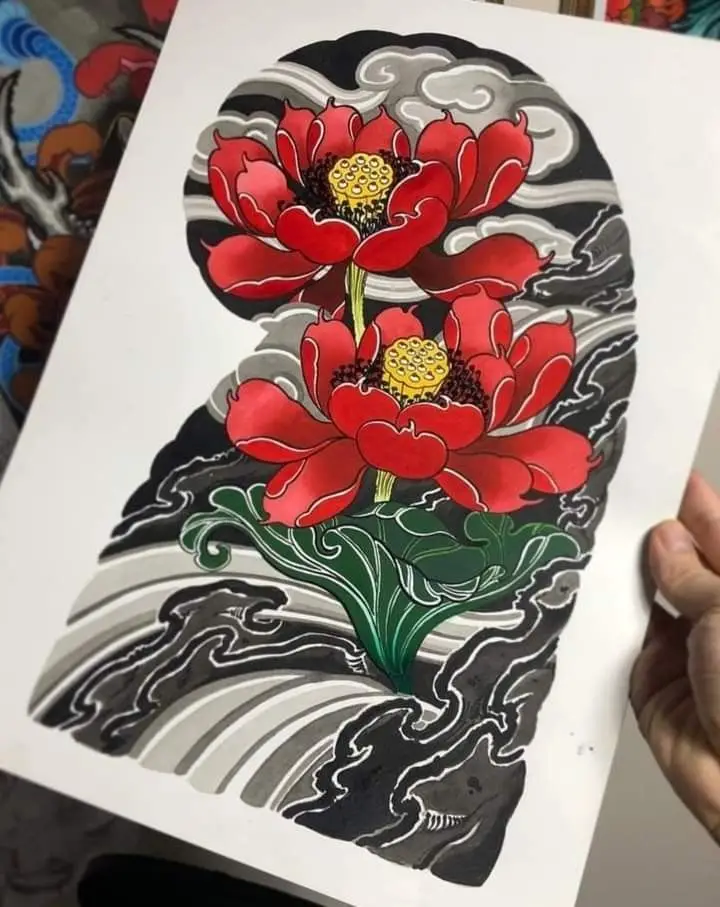 Khám Phá Hình Xăm Hoa Sen Ở Tay - Ý Nghĩa Và Thiết Kế 57