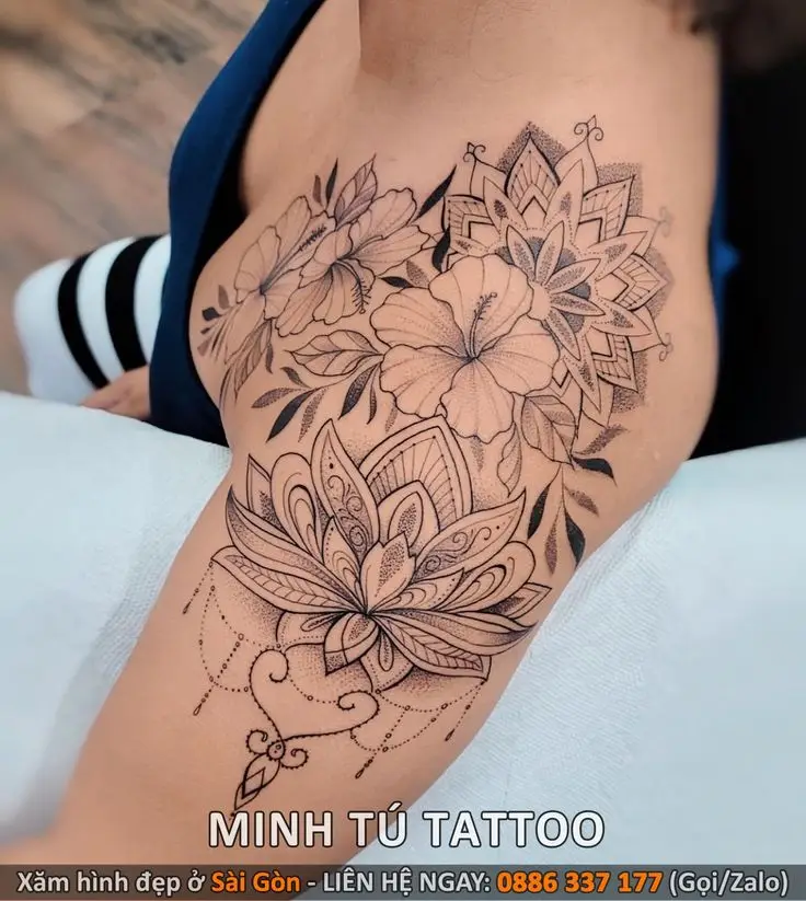 Khám Phá Hình Xăm Hoa Sen Ở Tay - Ý Nghĩa Và Thiết Kế 58
