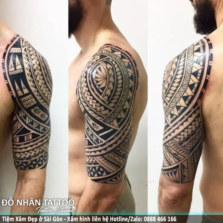 Hình Xăm Hoa Văn Bắp Tay Nữ - Sự Kết Hợp Giữa Đẹp Và Cá Tính 25