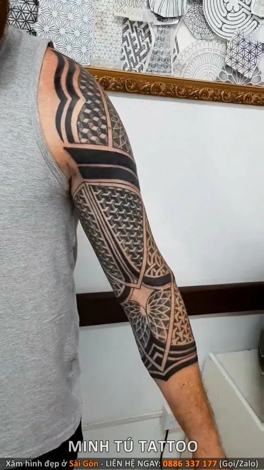 Khám Phá Hình Xăm Hoa Văn Full Tay Độc Đáo 11