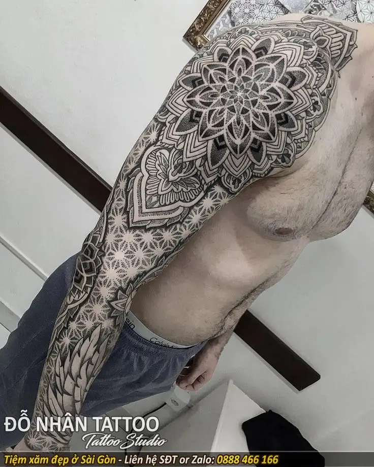Khám Phá Hình Xăm Hoa Văn Full Tay Độc Đáo 17