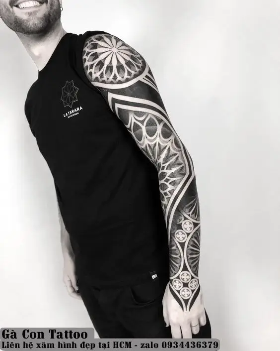 Khám Phá Hình Xăm Hoa Văn Full Tay Độc Đáo 19