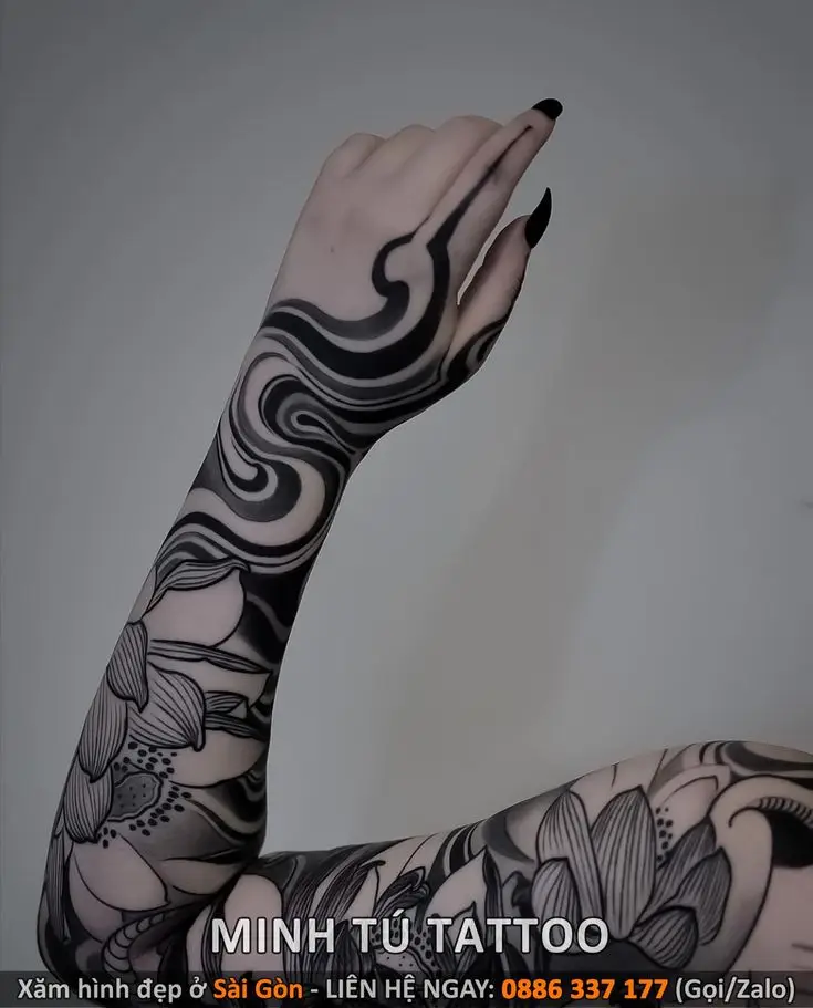 Khám Phá Hình Xăm Hoa Văn Full Tay Độc Đáo 21