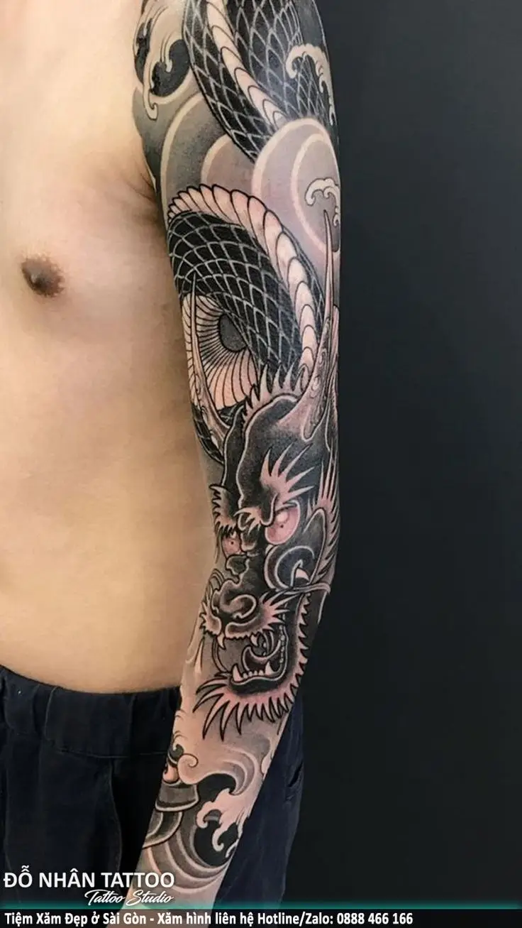 Khám Phá Hình Xăm Hoa Văn Full Tay Độc Đáo 26