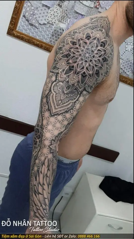 Khám Phá Hình Xăm Hoa Văn Full Tay Độc Đáo 32