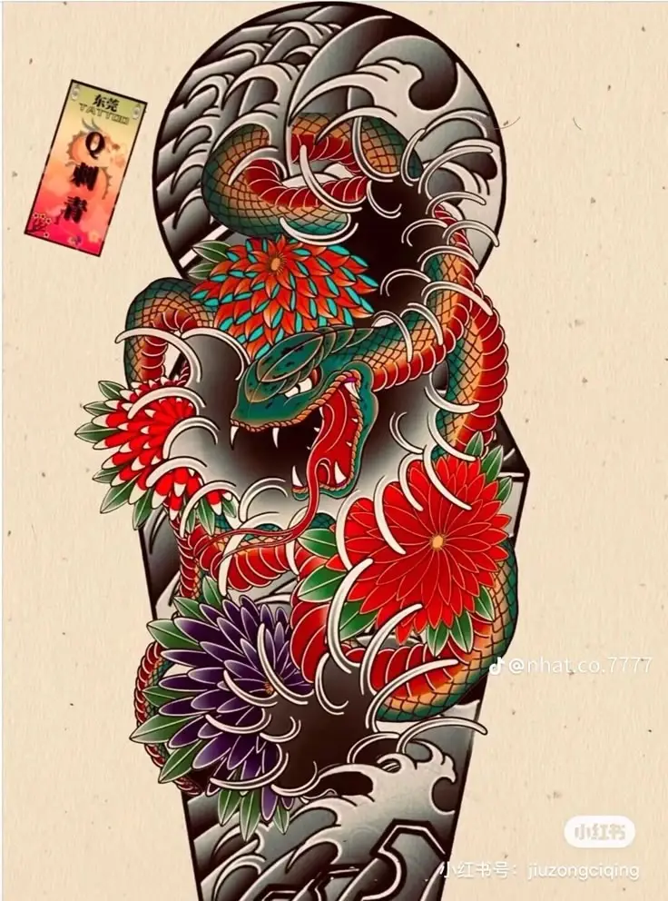 Khám Phá Hình Xăm Hoa Văn Full Tay Độc Đáo 50