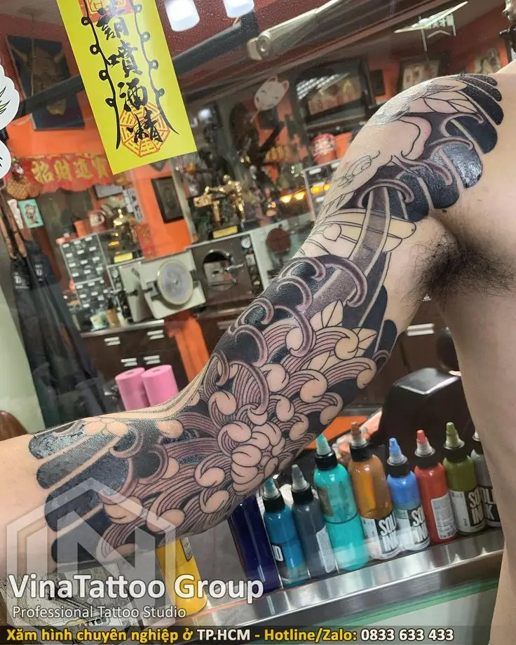 Khám Phá Hình Xăm Hoa Văn Full Tay Độc Đáo 52