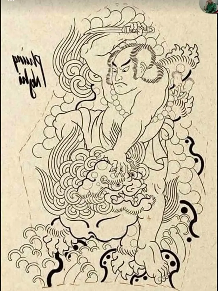 Hình Xăm Kỳ Lân Kín Lưng - Tượng Trưng Cho Sự May Mắn 44