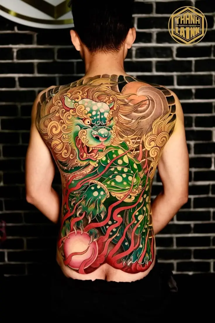 Những Hình Xăm Kỳ Lân Kín Lưng Đẹp Nhất Dành Cho Bạn 24