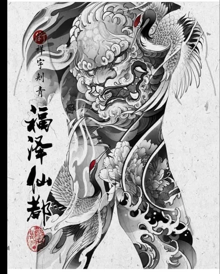 Những Hình Xăm Kỳ Lân Kín Lưng Đẹp Nhất Dành Cho Bạn 28