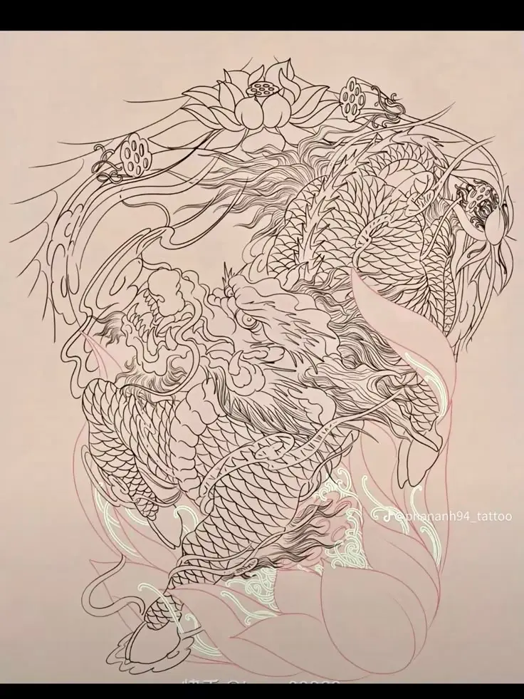 Những Hình Xăm Kỳ Lân Kín Lưng Đẹp Nhất Dành Cho Bạn 32