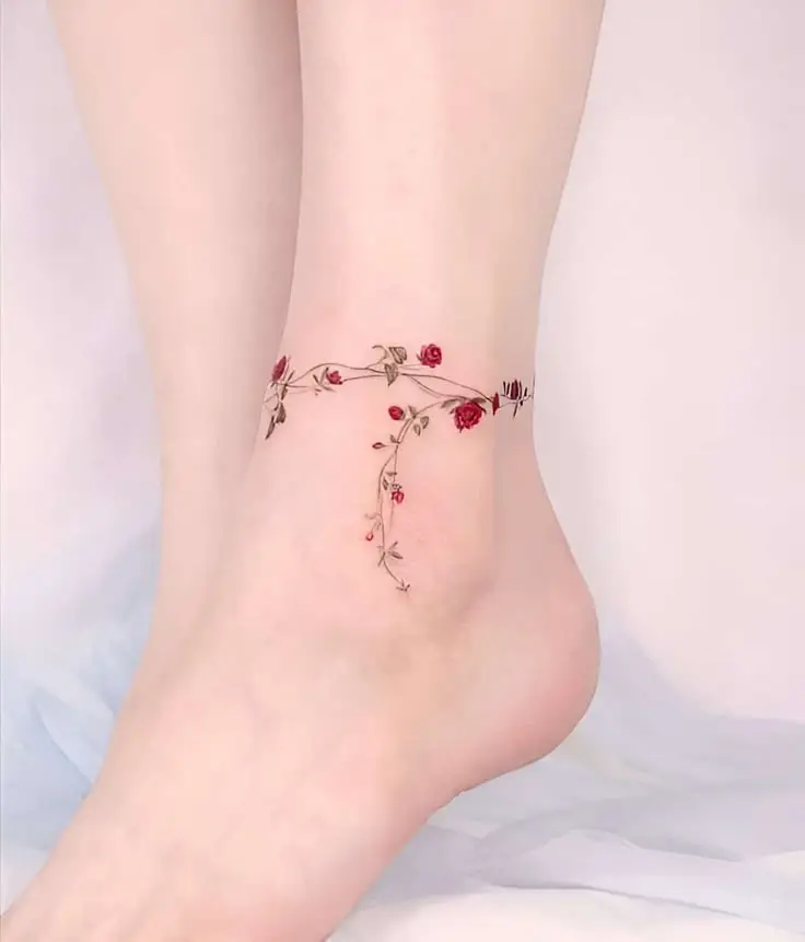 Hình Xăm Lắc Chân Nữ: 50+ Thiết Kế Tinh Tế Cho Phái Đẹp 39