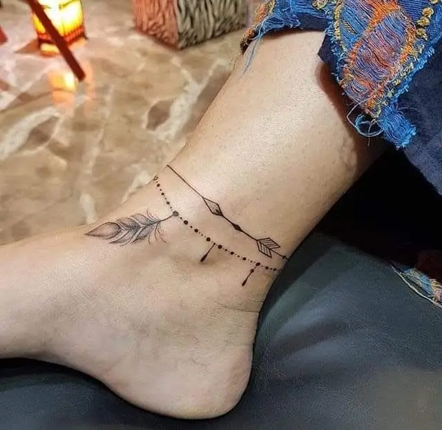 Hình Xăm Lắc Chân Nữ: 50+ Thiết Kế Tinh Tế Cho Phái Đẹp 40