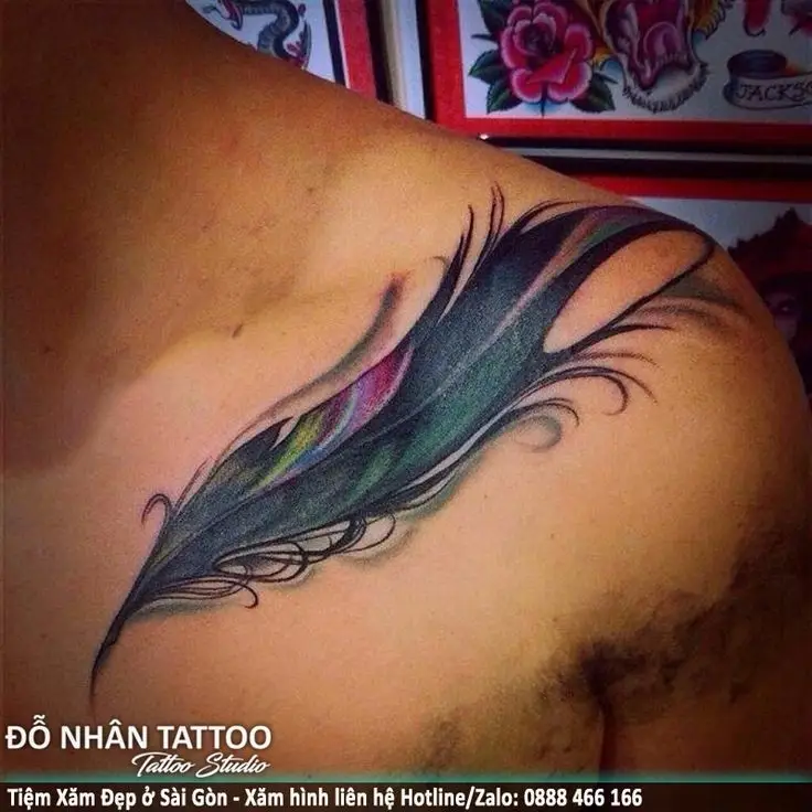 Hình Xăm Lông Vũ Cho Nam - Biểu Tượng Của Tự Do 10