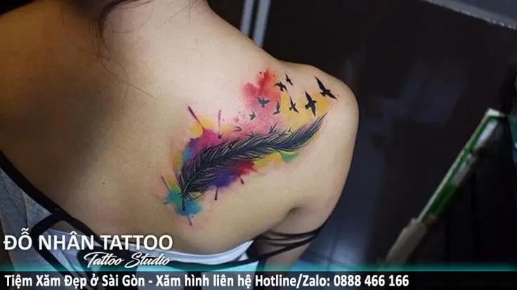 Hình Xăm Lông Vũ Cho Nam - Biểu Tượng Của Tự Do 15