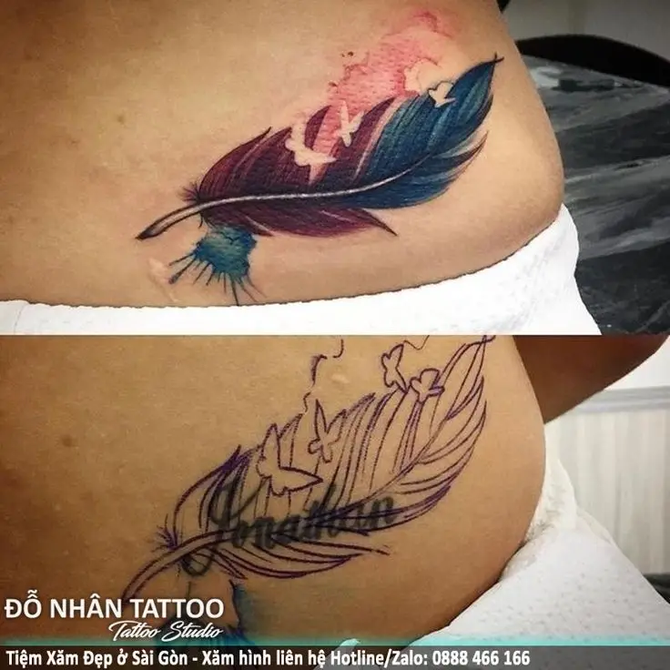 Hình Xăm Lông Vũ Cho Nam - Biểu Tượng Của Tự Do 52