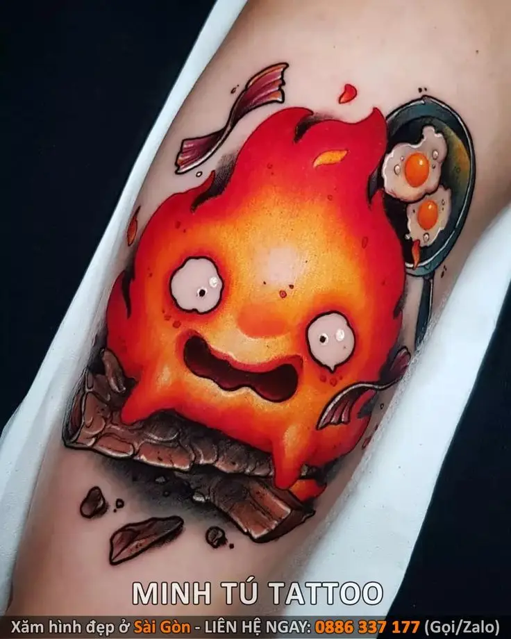 20 Hình Xăm Lửa Cánh Tay Đẹp Mê Hồn 1