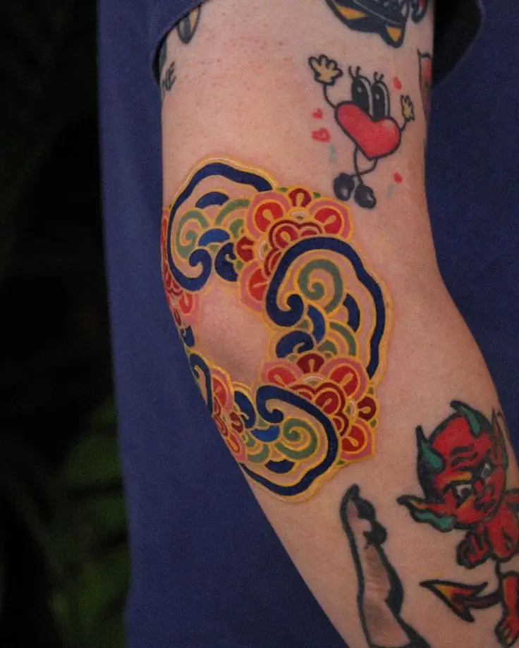 20 Hình Xăm Lửa Cánh Tay Đẹp Mê Hồn 20