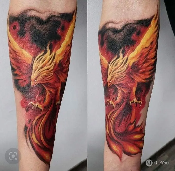 20 Hình Xăm Lửa Cánh Tay Đẹp Mê Hồn 22
