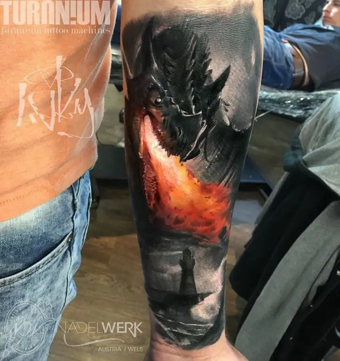 20 Hình Xăm Lửa Cánh Tay Đẹp Mê Hồn 33