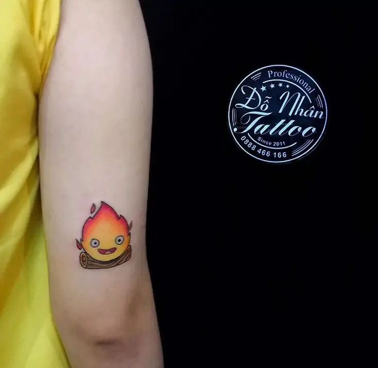 20 Hình Xăm Lửa Cánh Tay Đẹp Mê Hồn 37