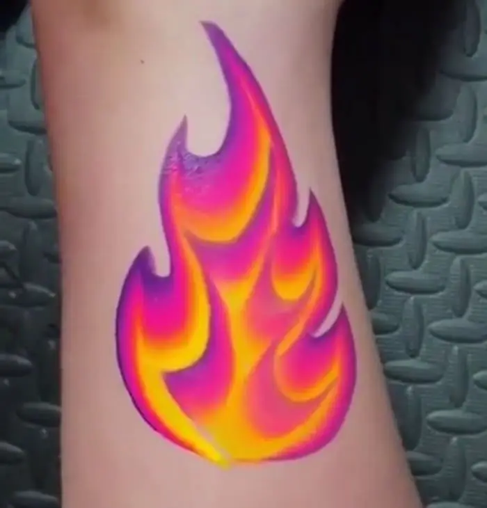 20 Hình Xăm Lửa Cánh Tay Đẹp Mê Hồn 38