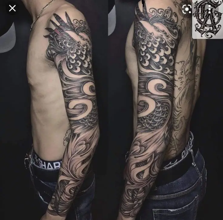 20 Hình Xăm Lửa Cánh Tay Đẹp Mê Hồn 55