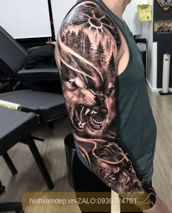 20 Hình Xăm Lửa Cánh Tay Đẹp Mê Hồn 57