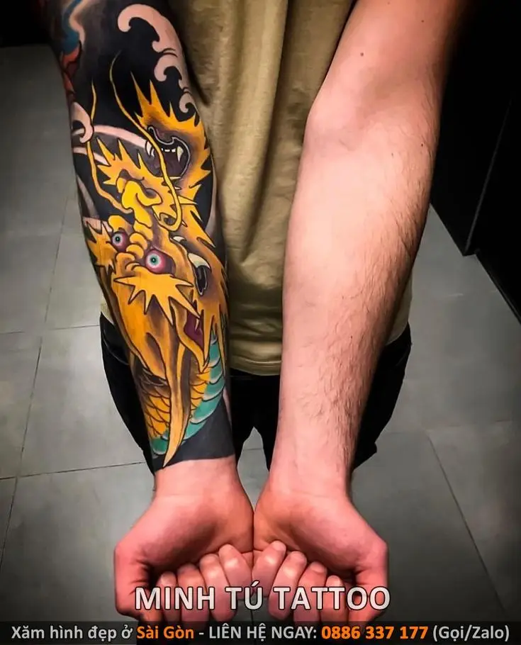 20 Hình Xăm Lửa Cánh Tay Đẹp Mê Hồn 59