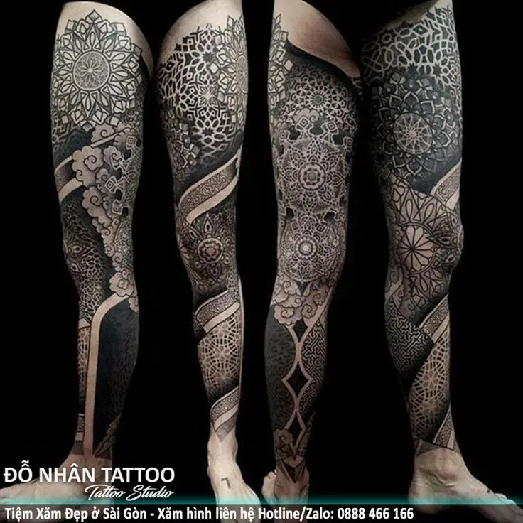 Hình Xăm Mandala Ở Chân - Nghệ Thuật Và Tâm Linh 1