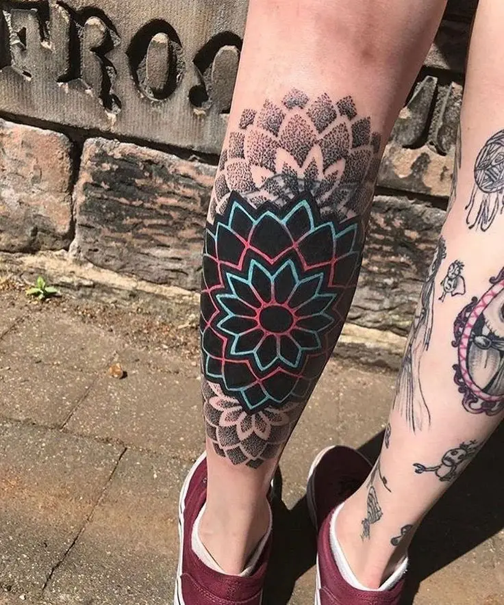 Hình Xăm Mandala Ở Chân - Nghệ Thuật Và Tâm Linh 3