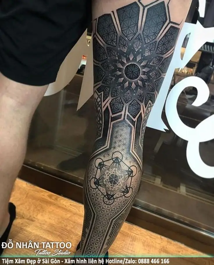 Hình Xăm Mandala Ở Chân - Nghệ Thuật Và Tâm Linh 33