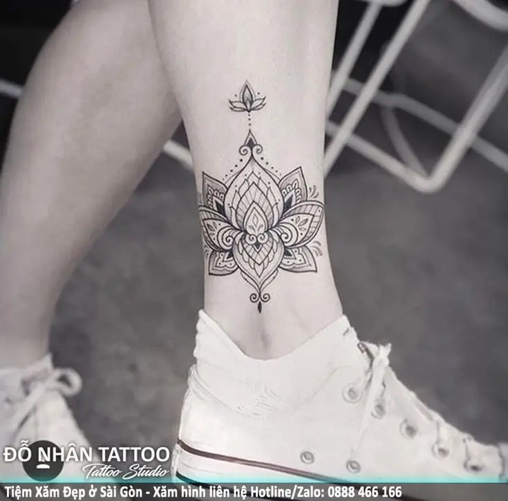 Hình Xăm Mandala Ở Chân - Nghệ Thuật Và Tâm Linh 41