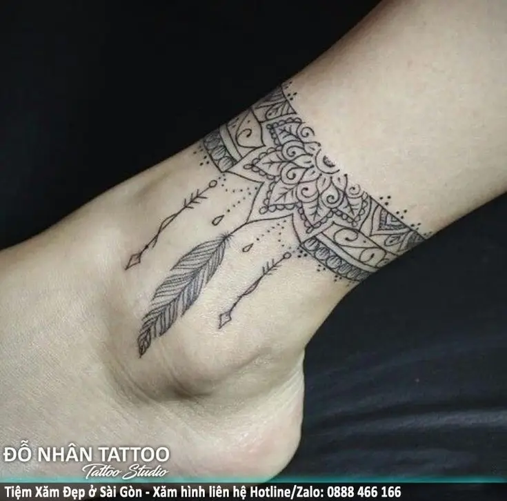 Hình Xăm Mandala Ở Chân - Nghệ Thuật Và Tâm Linh 53