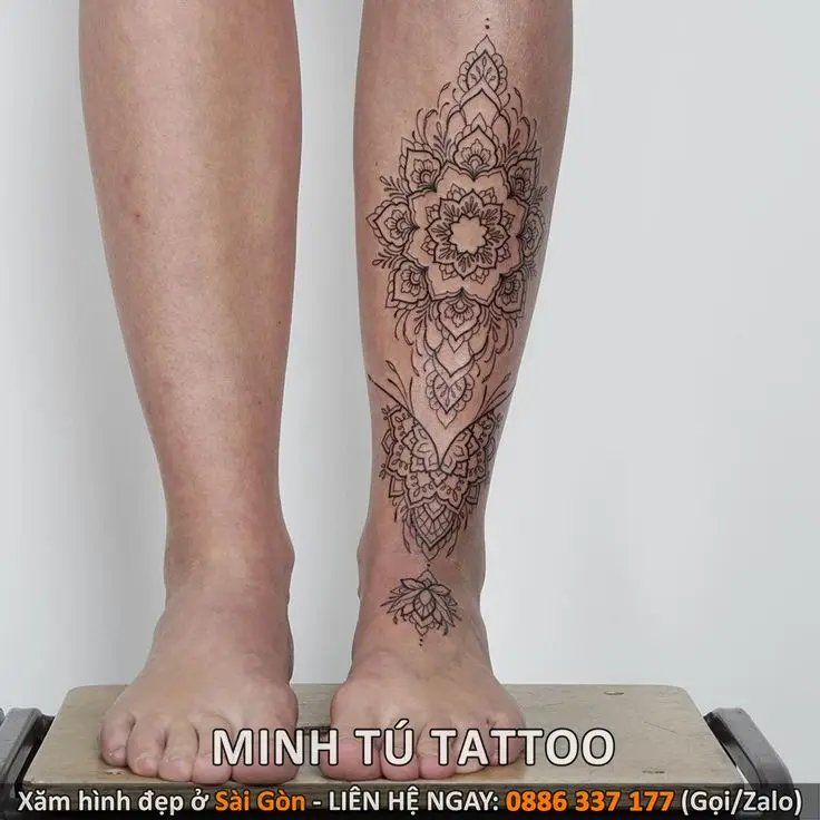 Hình Xăm Mandala Ở Chân - Nghệ Thuật Và Tâm Linh 54