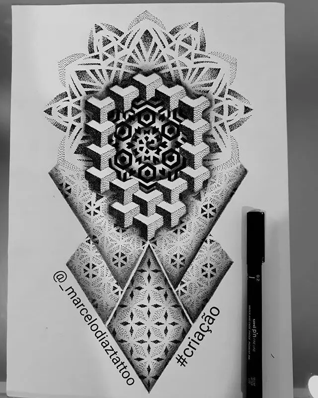 Hình Xăm Mandala Ở Chân - Nghệ Thuật Và Tâm Linh 55