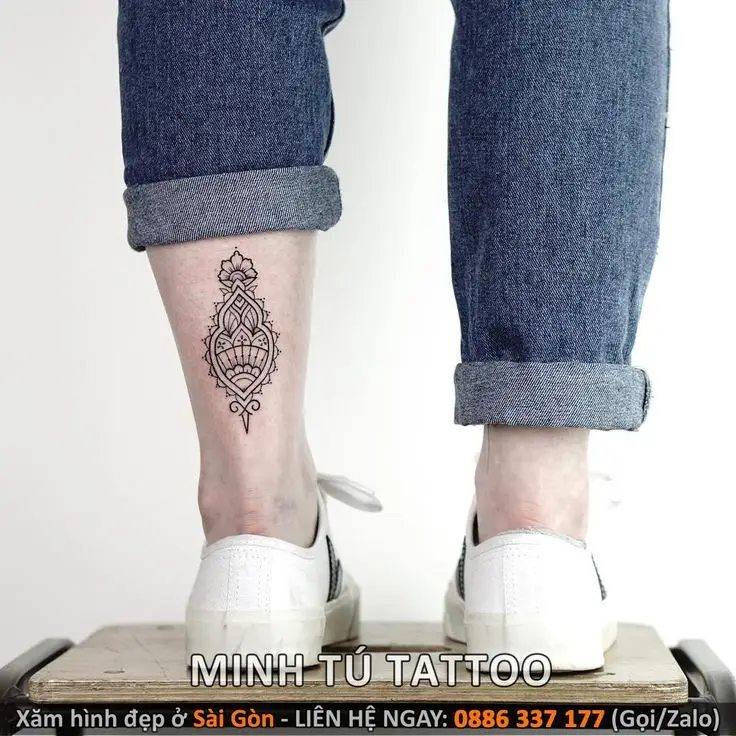 Hình Xăm Mandala Ở Chân - Nghệ Thuật Và Tâm Linh 58